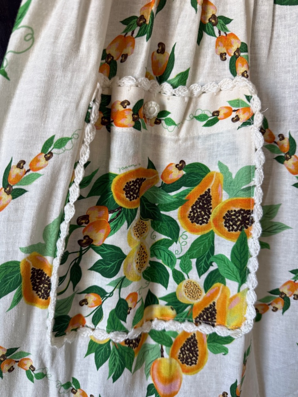 FARM Rio White Maxi Dress with Yellow and Green Floral Print - Picture 2 of 6